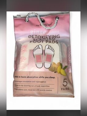 my beauty spot Ginger Detoxifying Scented Foot Pads - Pink Packaging